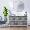 Sorbus Dresser with 5 Drawers - Storage Chest Organizer Unit with Steel Frame, Wood Top, Easy Pull Fabric Bins - Long Wide TV Stand for Bedroom Furniture, Hallway, Closet & Office Organization